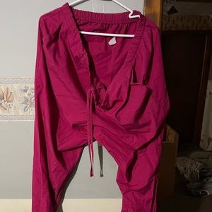Cherokee XL scrub pink scrub pant